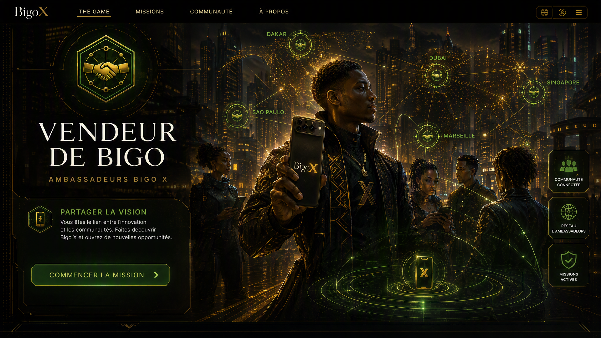 Univers du parcours Vendeur de Bigo